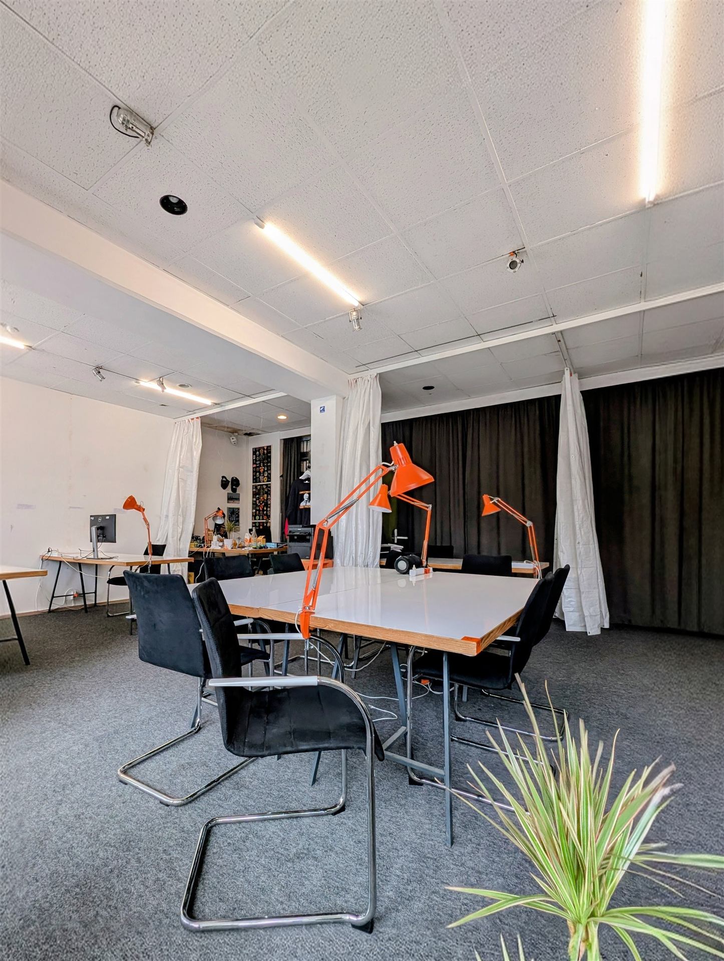 Interior view of the coworking space